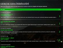 Tablet Screenshot of gercekgida.blogspot.com