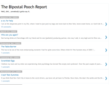 Tablet Screenshot of bipostalpoochreport.blogspot.com