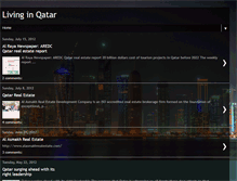 Tablet Screenshot of living-qatar.blogspot.com