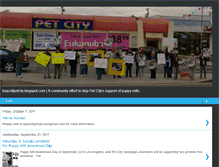 Tablet Screenshot of boycottpetcity.blogspot.com