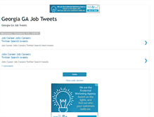 Tablet Screenshot of georgiajobtweets.blogspot.com