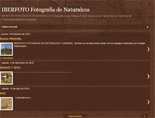 Tablet Screenshot of iberfoto-fotografiadenaturaleza.blogspot.com
