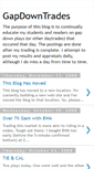 Mobile Screenshot of gapdowntrades.blogspot.com