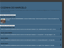 Tablet Screenshot of cozinhadomarcelo.blogspot.com