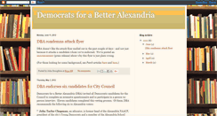 Desktop Screenshot of democratsforabetteralexandria.blogspot.com