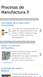 Mobile Screenshot of procesosdemanufactura2.blogspot.com