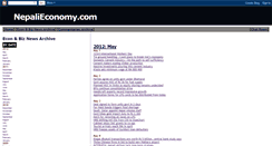 Desktop Screenshot of nepalieconomy02.blogspot.com