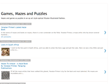 Tablet Screenshot of gamesmazesandpuzzles.blogspot.com