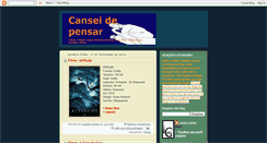 Desktop Screenshot of canseidepensarleandrogomes.blogspot.com