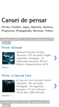 Mobile Screenshot of canseidepensarleandrogomes.blogspot.com