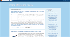 Desktop Screenshot of iphone5prices.blogspot.com