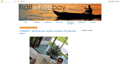 Desktop Screenshot of halfwhiteboy.blogspot.com