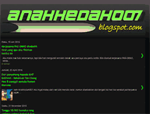 Tablet Screenshot of anakkedah007.blogspot.com