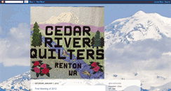 Desktop Screenshot of cedarriverquiltguild.blogspot.com