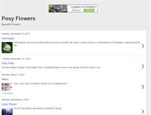 Tablet Screenshot of posyflowers.blogspot.com