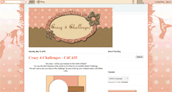 Desktop Screenshot of crazy4challenges.blogspot.com