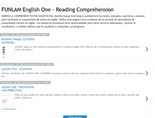 Tablet Screenshot of funlam-english-one.blogspot.com