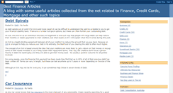 Desktop Screenshot of finance-article.blogspot.com