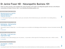 Tablet Screenshot of drjaninefrasernd.blogspot.com
