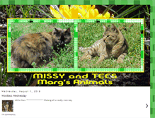 Tablet Screenshot of margsanimals.blogspot.com