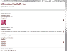 Tablet Screenshot of milwaukeegamma.blogspot.com