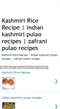 Mobile Screenshot of kashmiripulaorecipe.blogspot.com