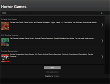 Tablet Screenshot of horror-games-online.blogspot.com