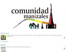 Tablet Screenshot of comunidadmanizales.blogspot.com