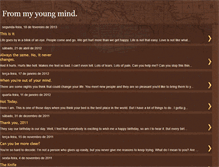 Tablet Screenshot of fromyoungmind.blogspot.com