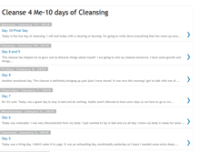 Tablet Screenshot of cleanse4me.blogspot.com