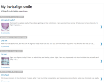 Tablet Screenshot of myinvisalignsmile.blogspot.com