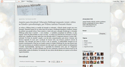 Desktop Screenshot of bibliotecanomade.blogspot.com