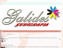 Tablet Screenshot of galideserigrafia.blogspot.com