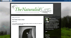 Desktop Screenshot of naturalistshistory.blogspot.com