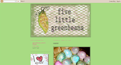Desktop Screenshot of my5littlegreenbeans.blogspot.com