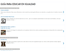 Tablet Screenshot of guiaparaeducarenigualdad.blogspot.com