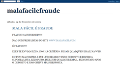 Desktop Screenshot of malafacilefraude.blogspot.com