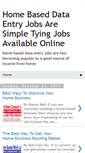 Mobile Screenshot of homebaseddataentryjobslover.blogspot.com