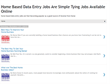 Tablet Screenshot of homebaseddataentryjobslover.blogspot.com
