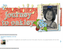 Tablet Screenshot of journey2oakley.blogspot.com