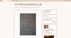 Desktop Screenshot of cafelinn-hverdagsmirakler.blogspot.com