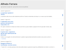 Tablet Screenshot of alfredoferrara.blogspot.com