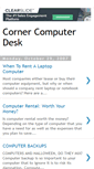 Mobile Screenshot of corner-computer-desk.blogspot.com