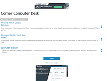 Tablet Screenshot of corner-computer-desk.blogspot.com