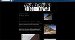 Desktop Screenshot of notexasborderwall.blogspot.com