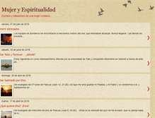 Tablet Screenshot of mujeryespiritualidad.blogspot.com