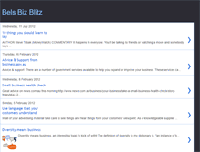 Tablet Screenshot of belsbizblitz.blogspot.com