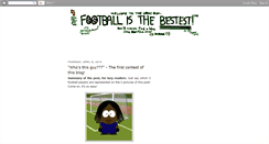 Desktop Screenshot of footballisthebestest.blogspot.com