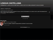 Tablet Screenshot of lenguacastellanainemjms6.blogspot.com