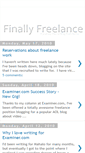 Mobile Screenshot of finallyfreelance.blogspot.com
